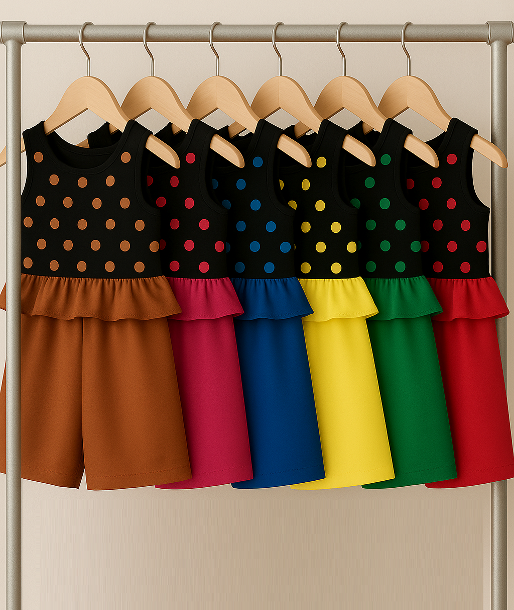 2-Piece Polka Dot Summer Set