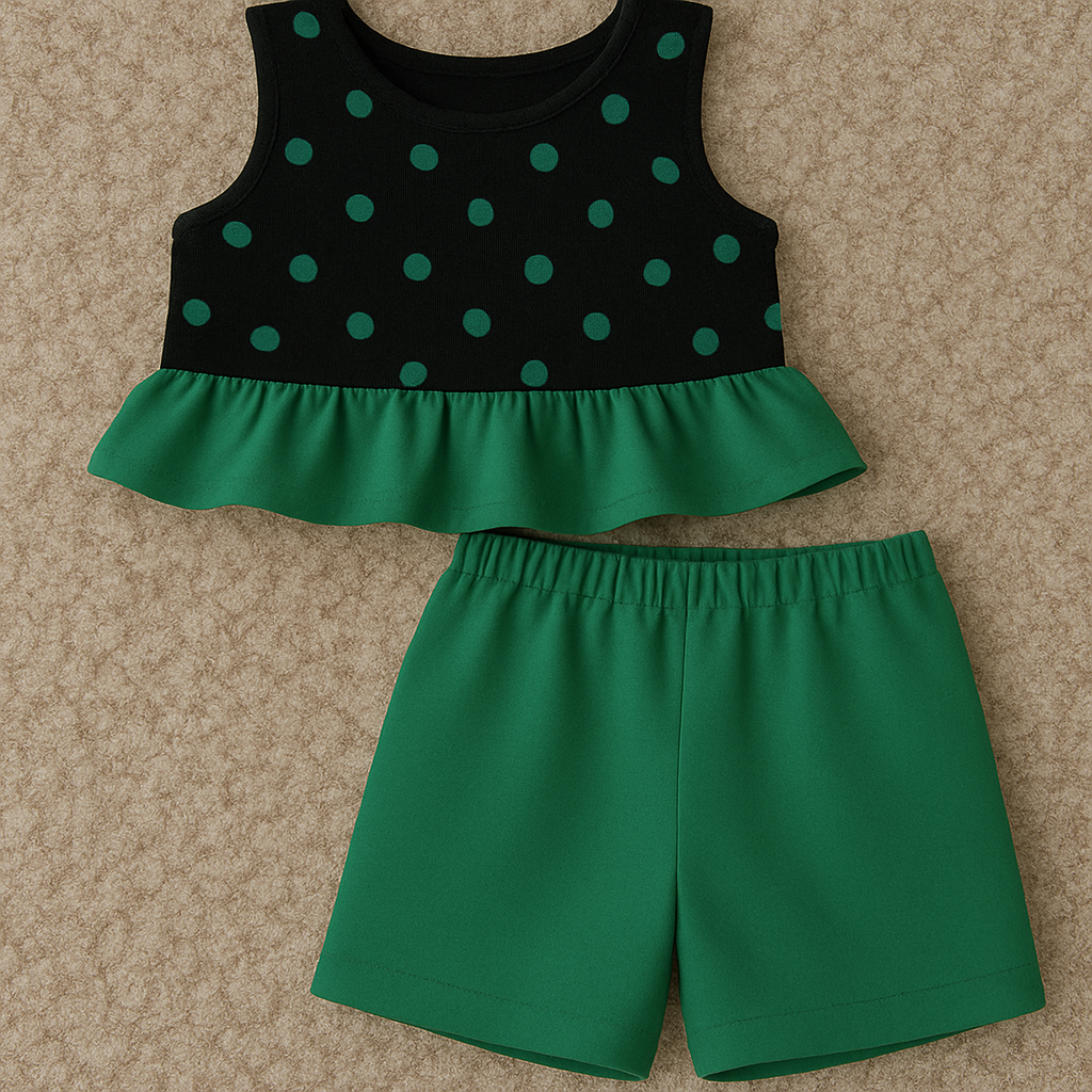 2-Piece Polka Dot Summer Set