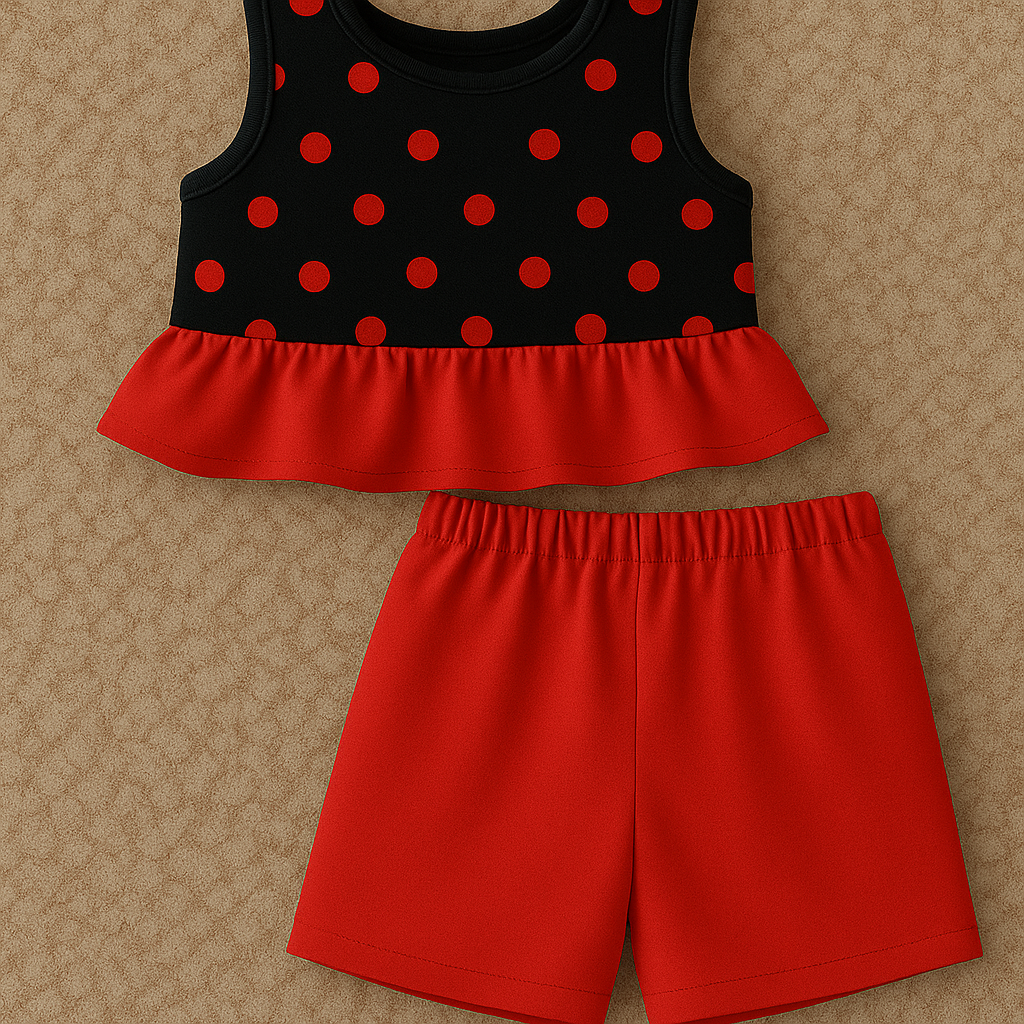 2-Piece Polka Dot Summer Set